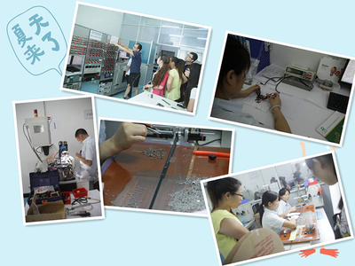 公司全體員工一起參觀工廠